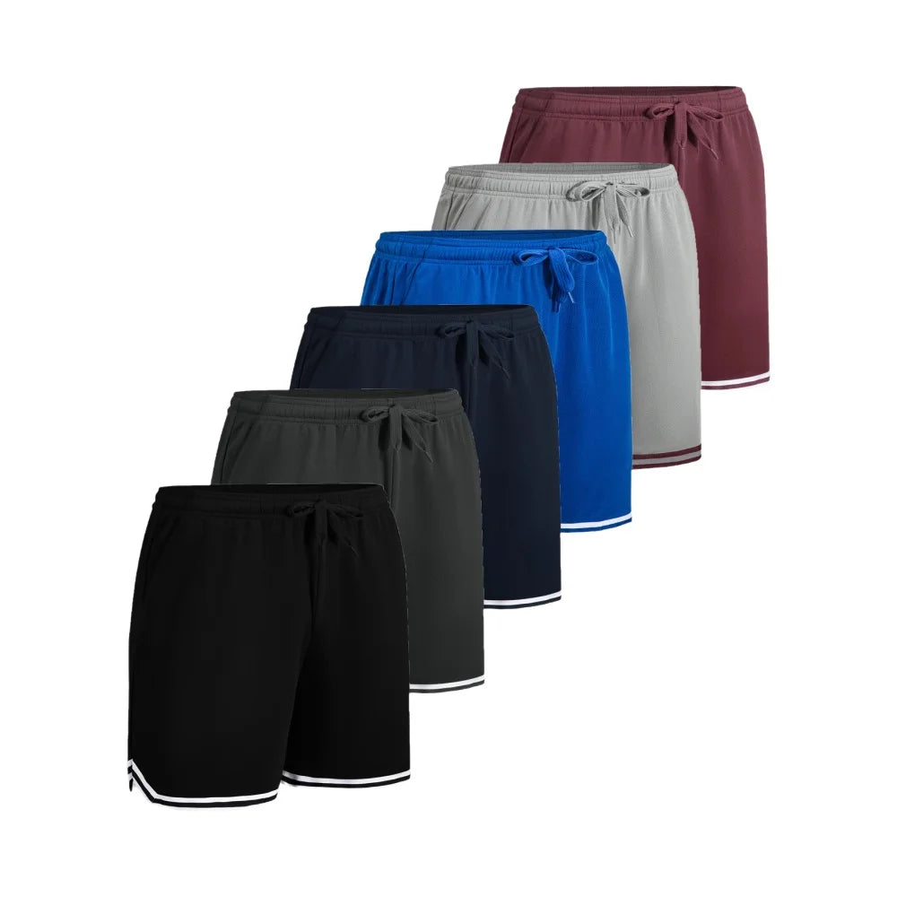 6-pack men's quick drying shorts