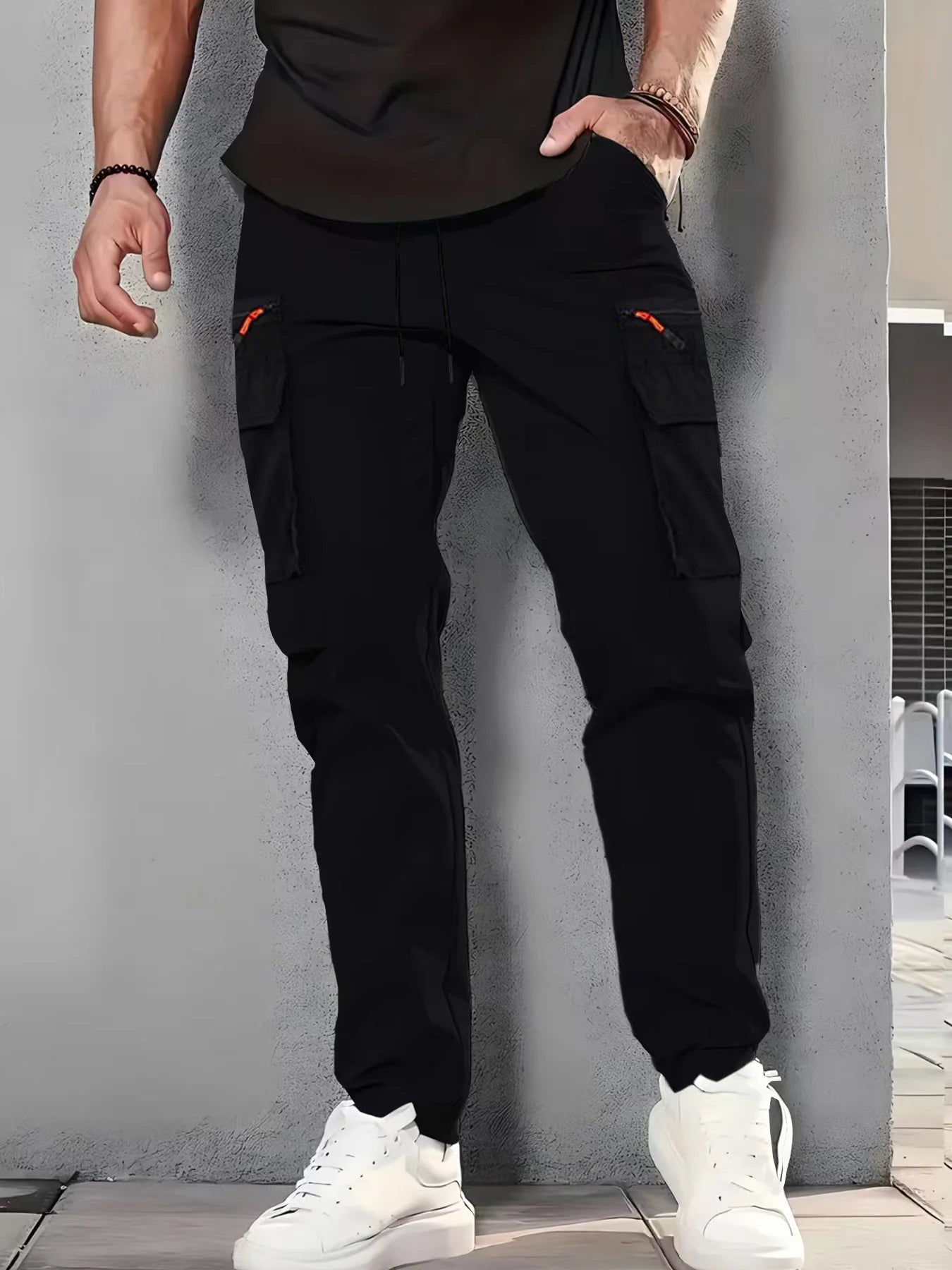 3-Pack Men's New Multi-Pocket Cargo Pants