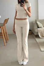 Two-piece sports leisure yoga set