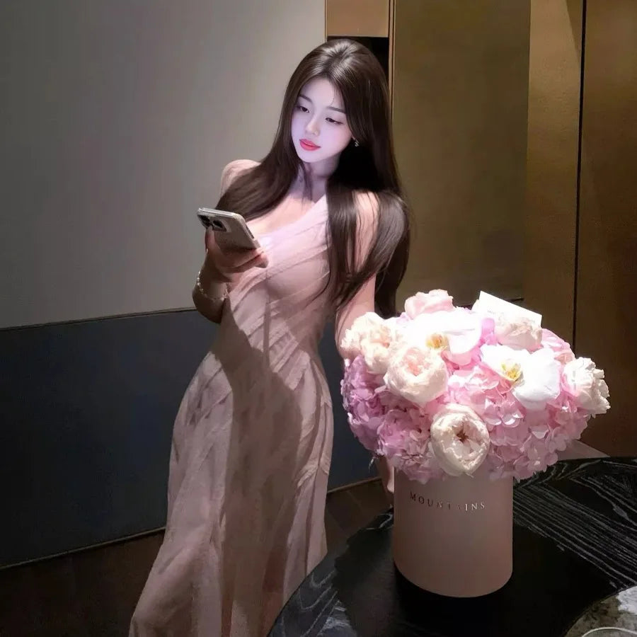 Pink Sling Dress