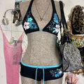 Flower Pattern Bikini Set