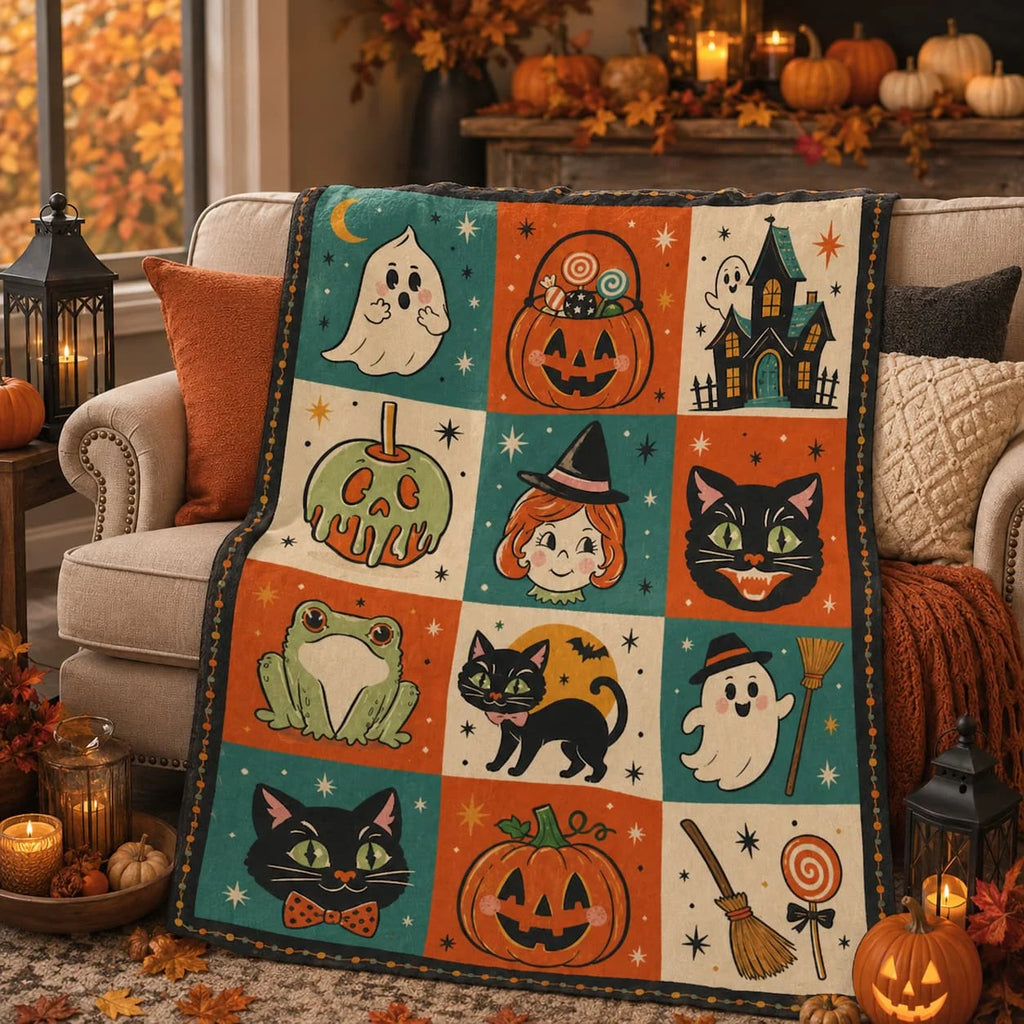 Halloween Sherpa Blanket