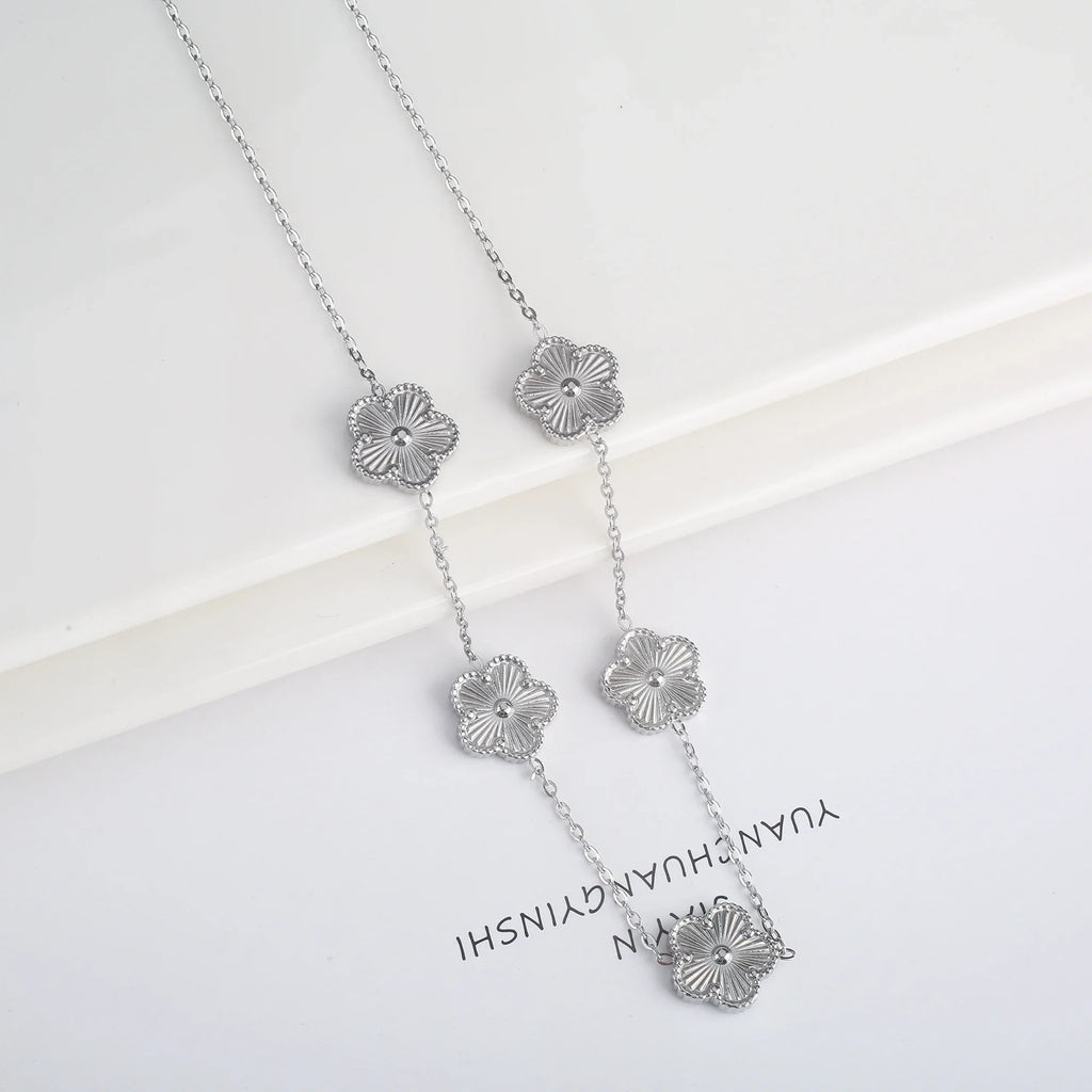Stainless Steel Five Leaf Flower Petal