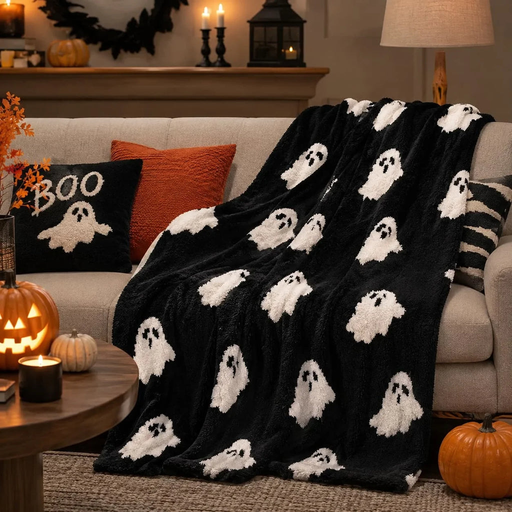 Halloween Ghost Throw Blanket