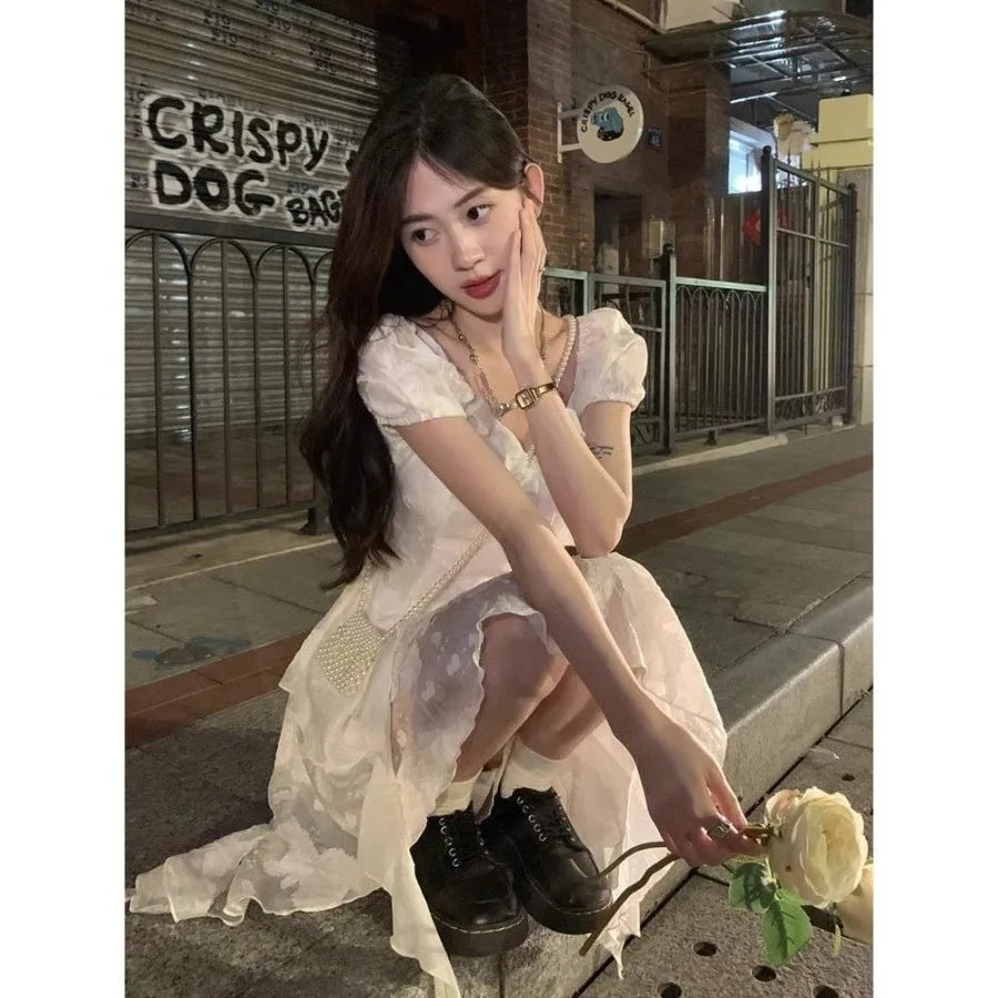 French First Love Irregular Princess Dress