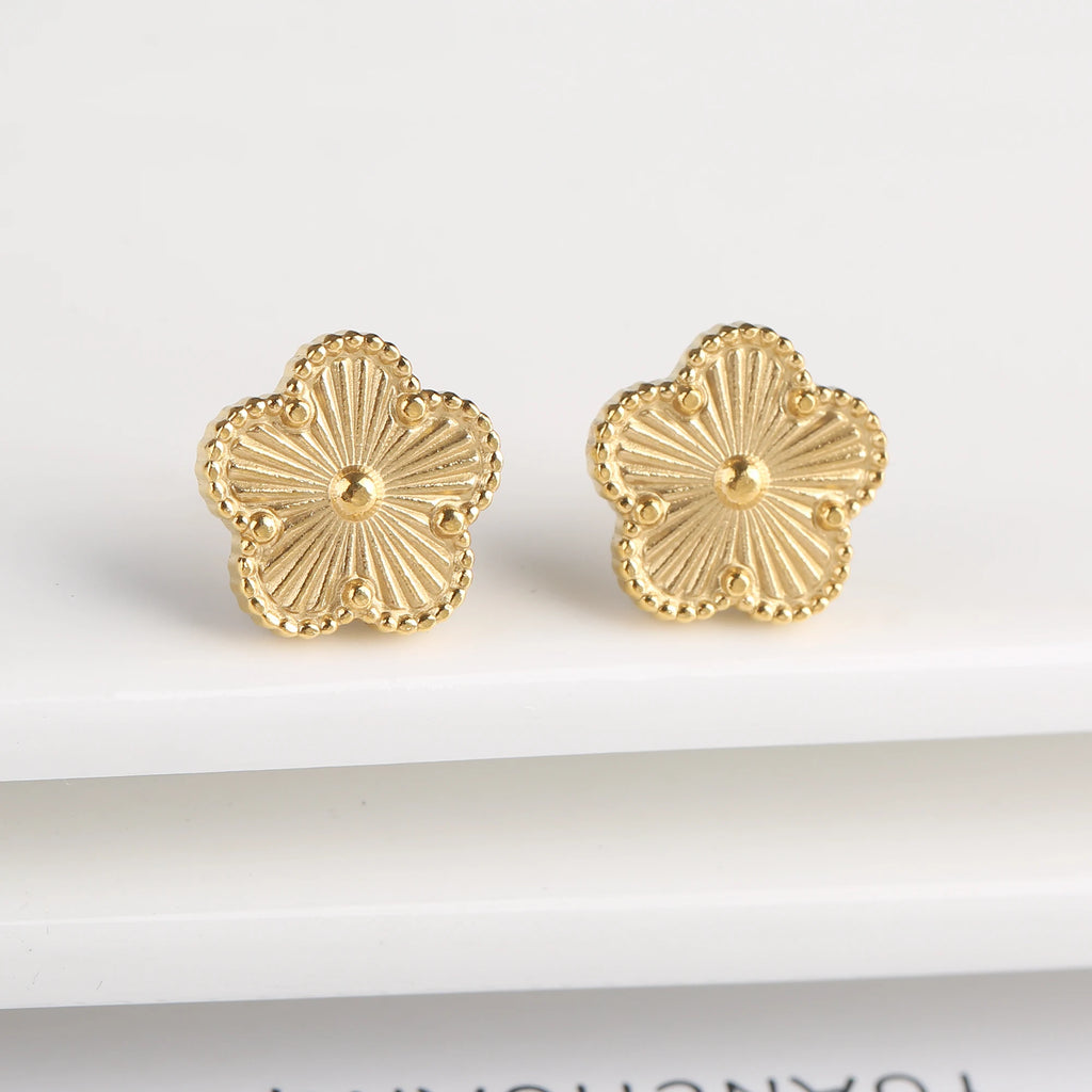 Stainless Steel Five Leaf Flower Petal
