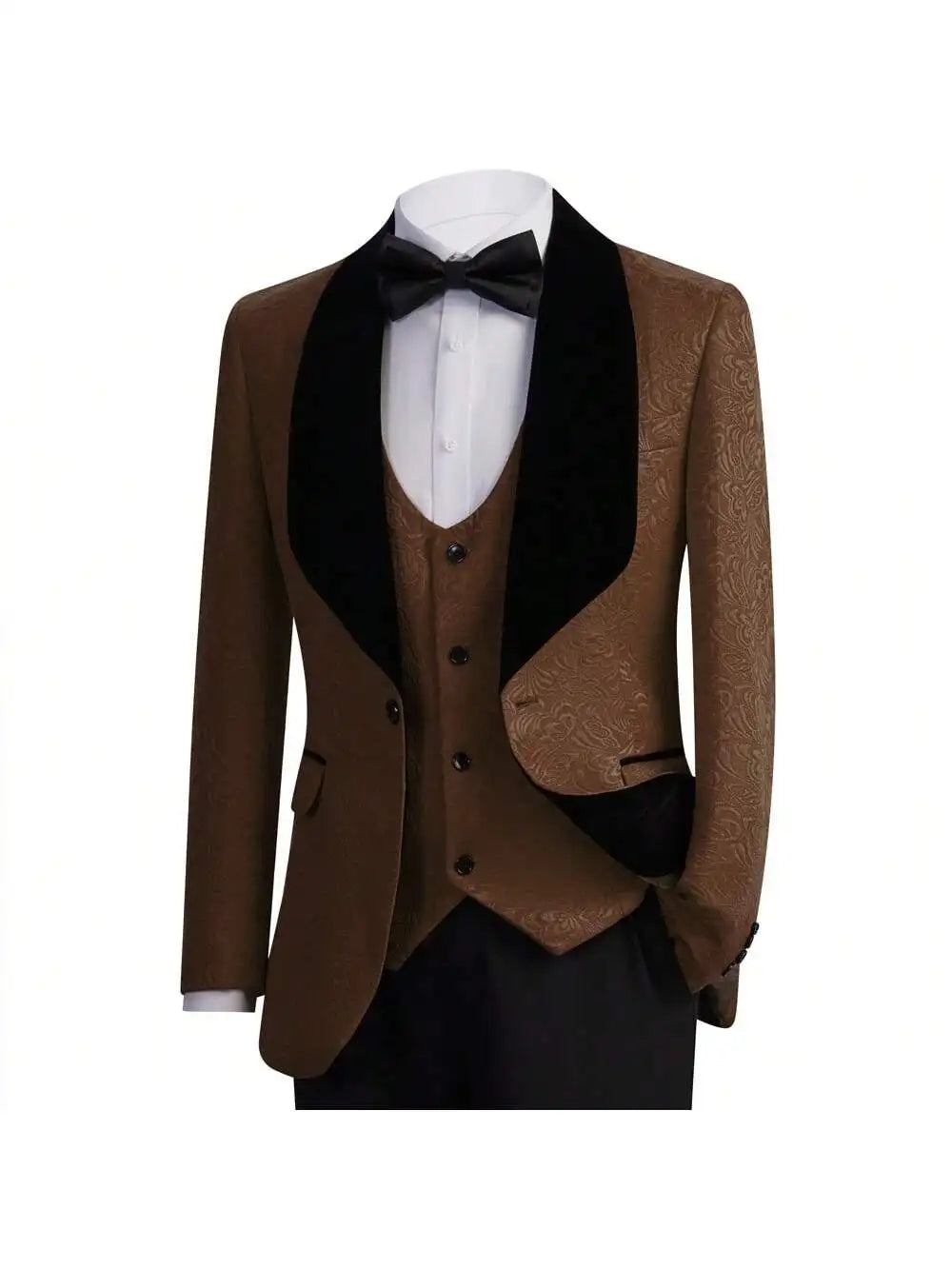 3 Piece Floral Tuxedo