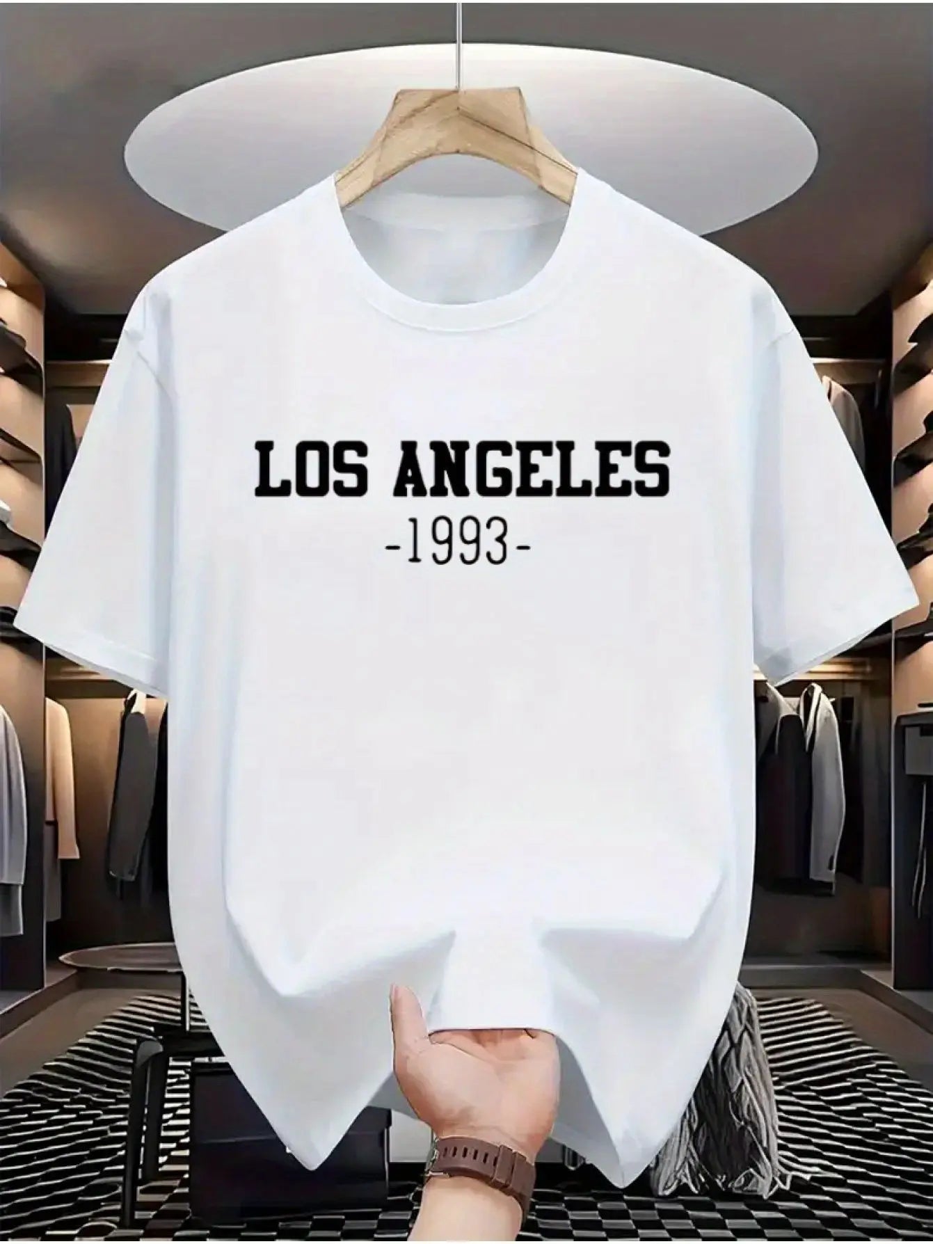 Retro High Street Short-sleeved T-shirt