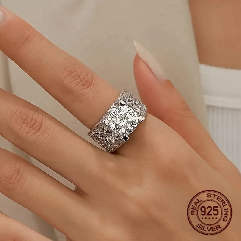 3ct Round Cut Lab Grown Diamond