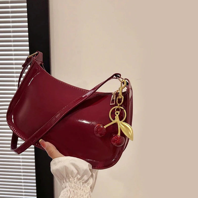 Cherry Pendant Shoulder Bag