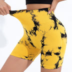 Tie-Dye Yoga Shorts