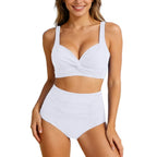High-waist Split Swimsuit Bikini