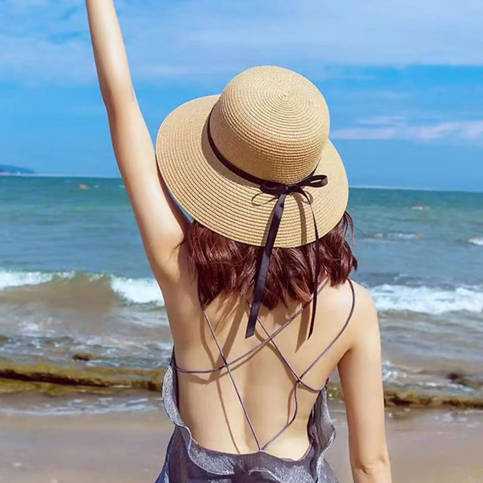 Summer straw hat