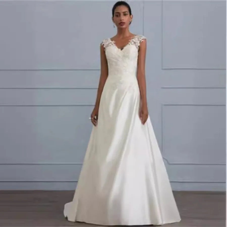 White Temperament Lace Dress