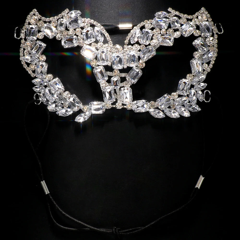 Rhinestone Mask Masquerade