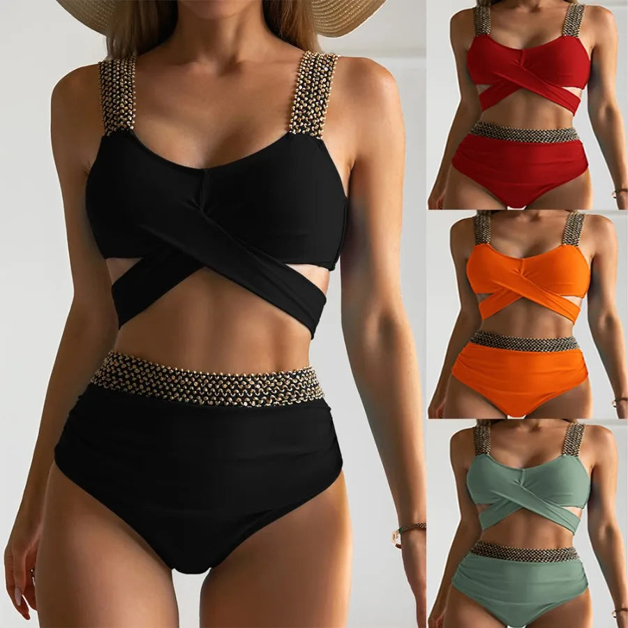 Bikini split tight swimsuit