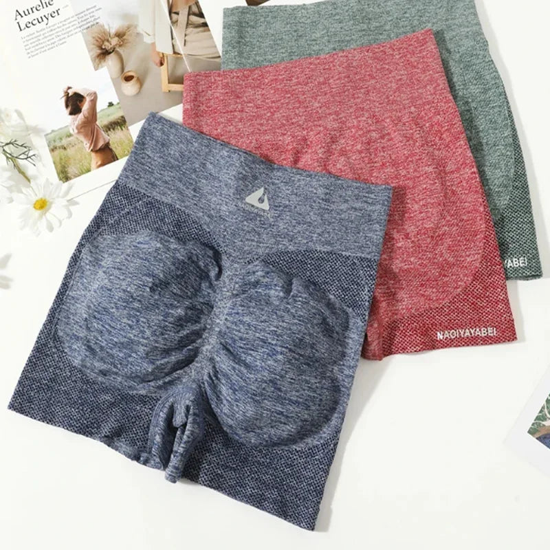 High Waist Fitness Biker Shorts