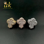 Cross Finger Ring Iced Out