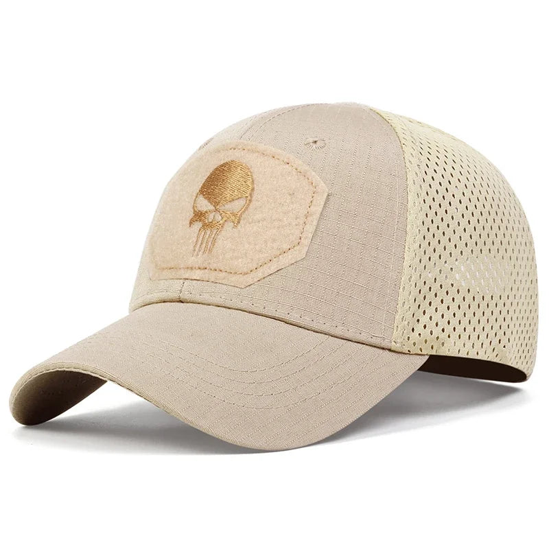 Unisex Skull Breathable Baseball Caps