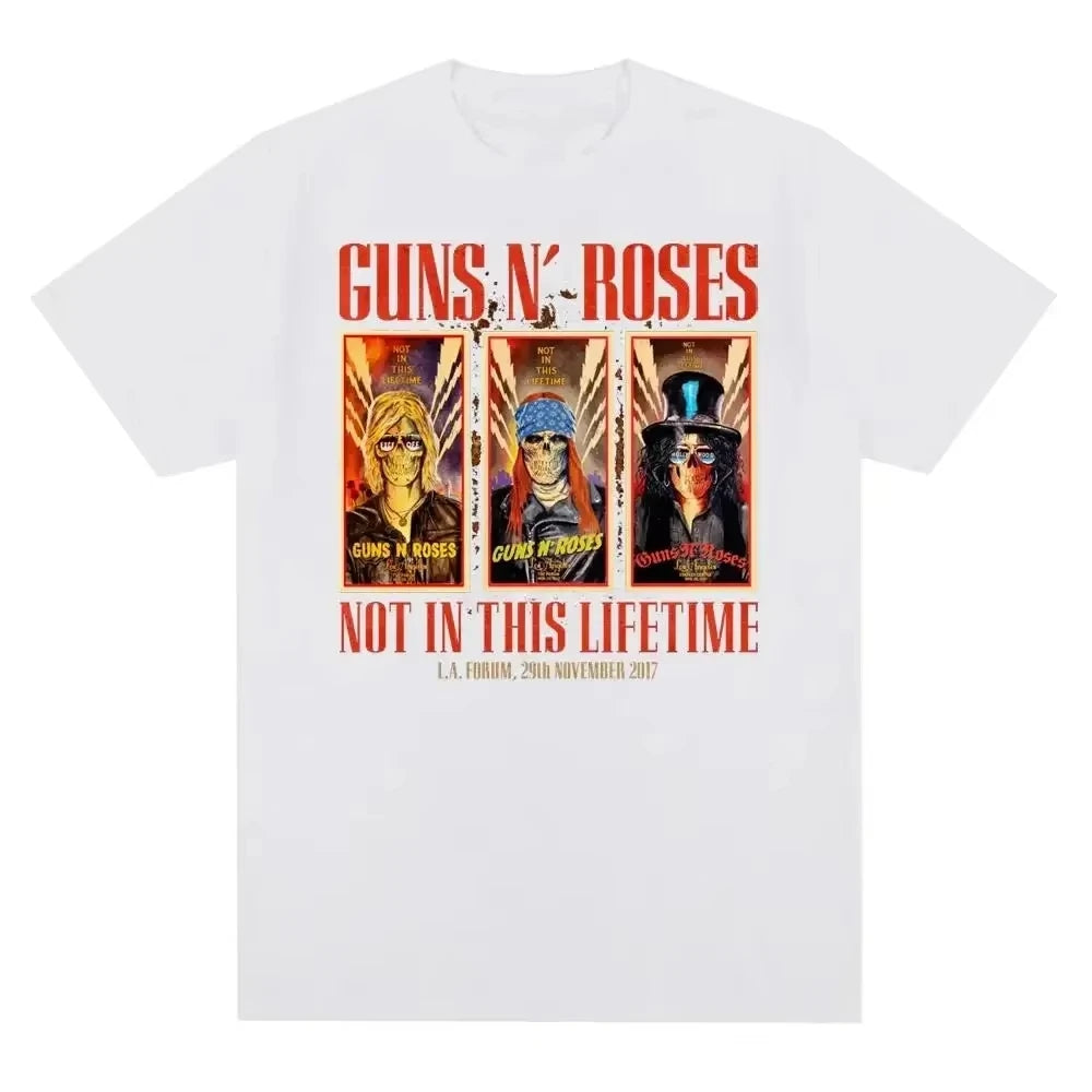 Guns N Roses Graphic Print T Shirt