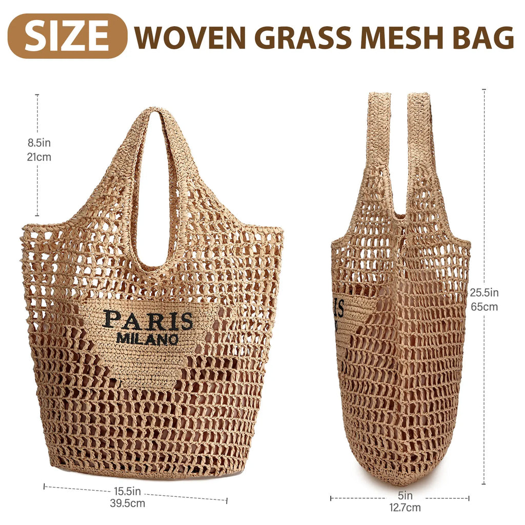 Straw Beach Bags