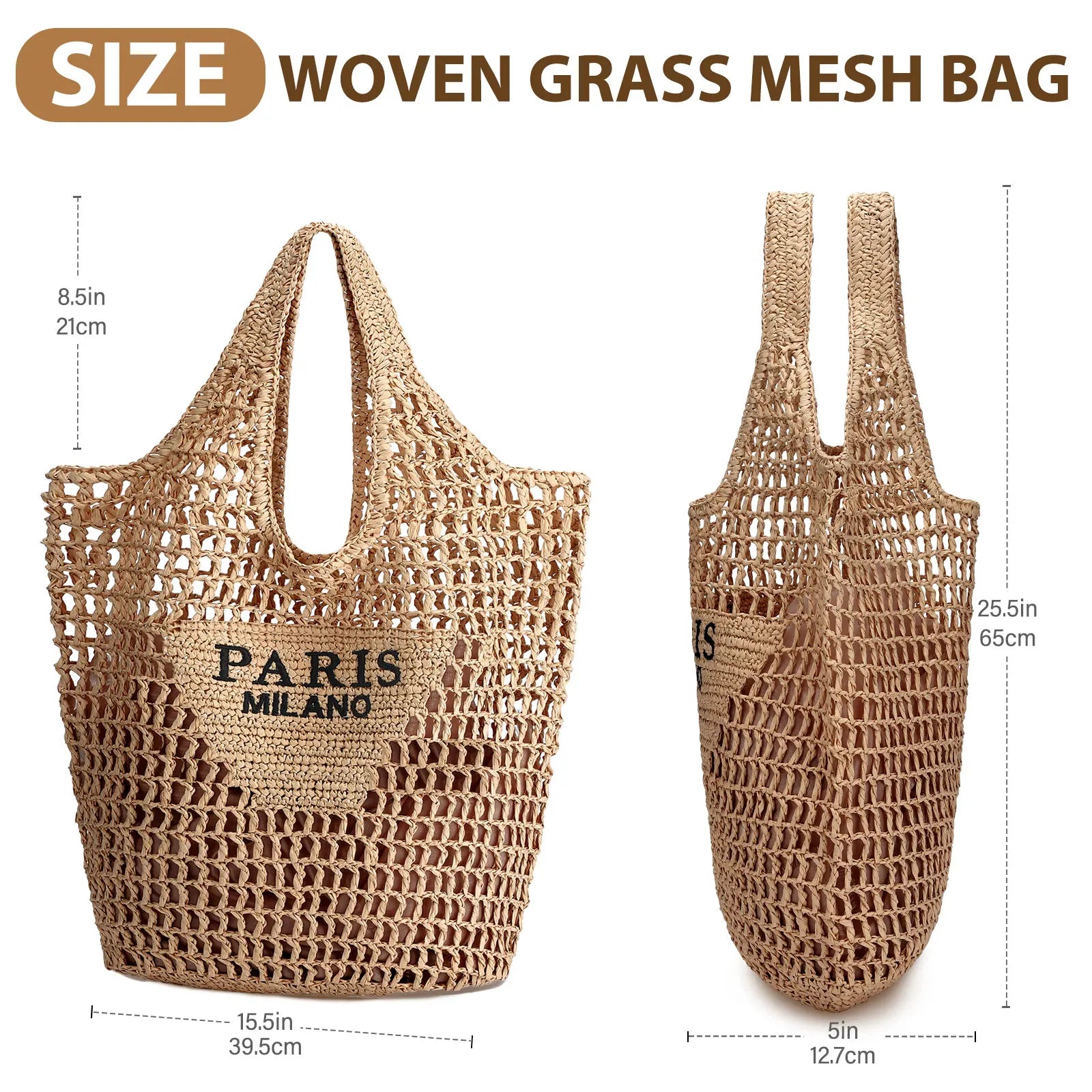 Straw Beach Bags