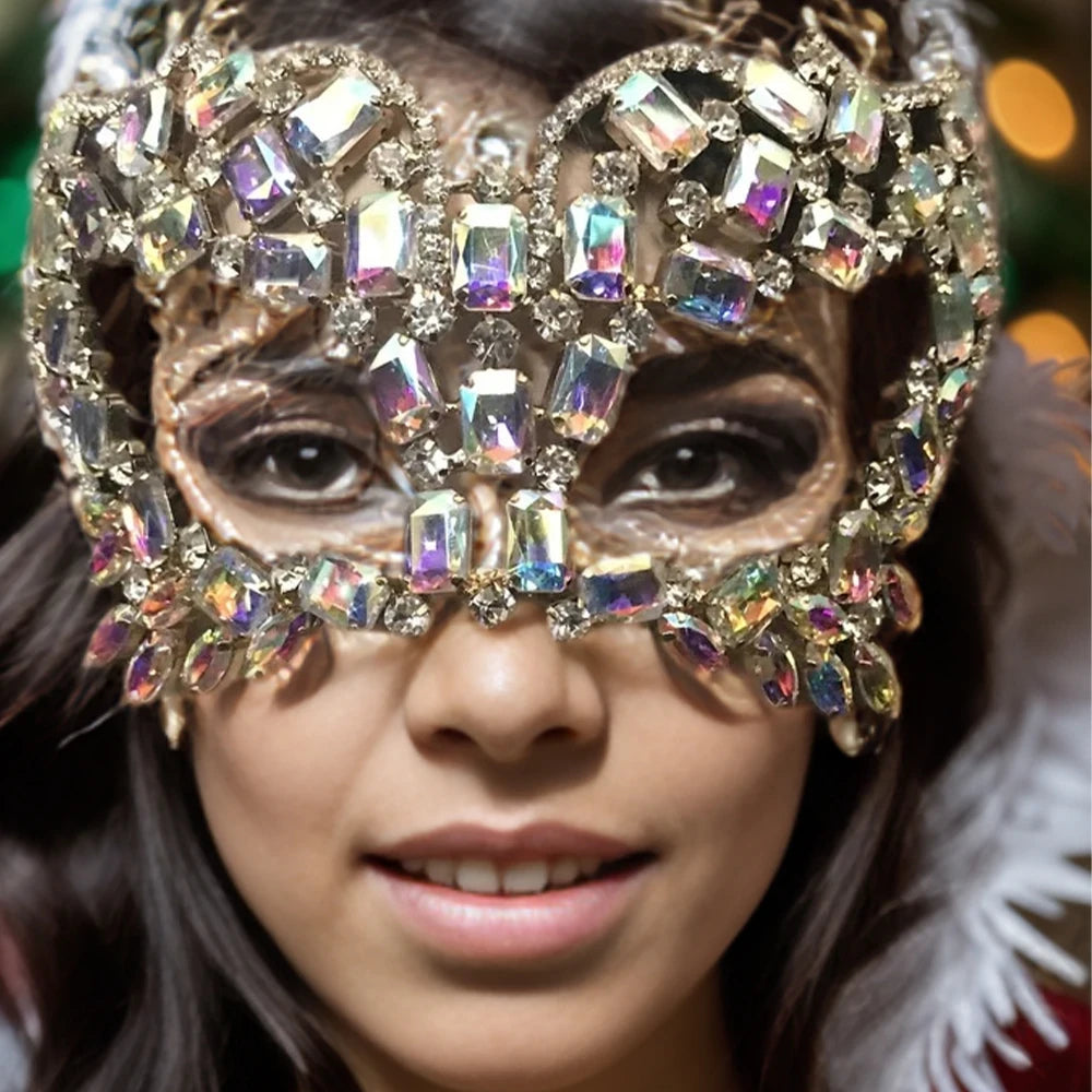 Rhinestone Mask Masquerade