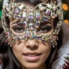 Rhinestone Mask Masquerade