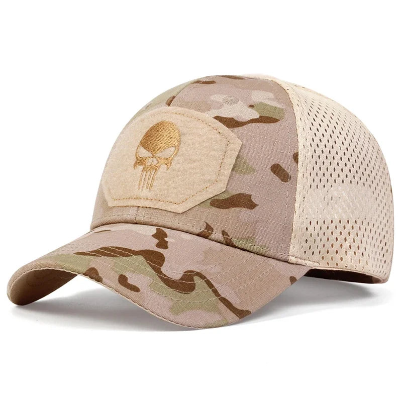 Unisex Skull Breathable Baseball Caps