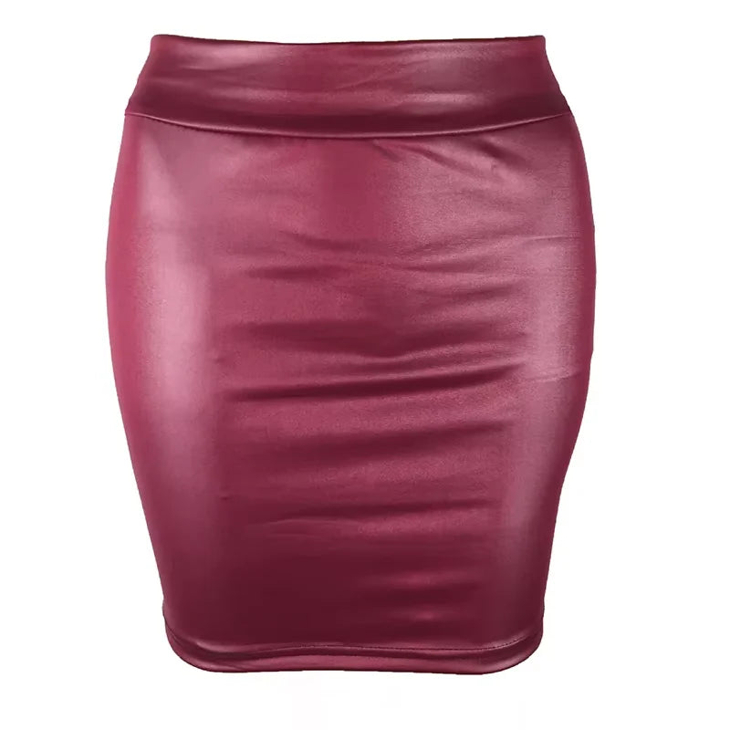 Mini Skirts High-waist Slim