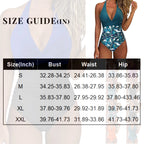 Cross Front Striped One Piece Halter Neck
