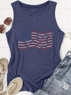 Women's Plus Size Independence Day United States Flag