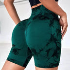 Tie-Dye Yoga Shorts