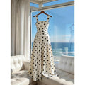 Cami Straps Casual Flared Long Dress