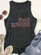 Women's Plus Size Independence Day United States Flag