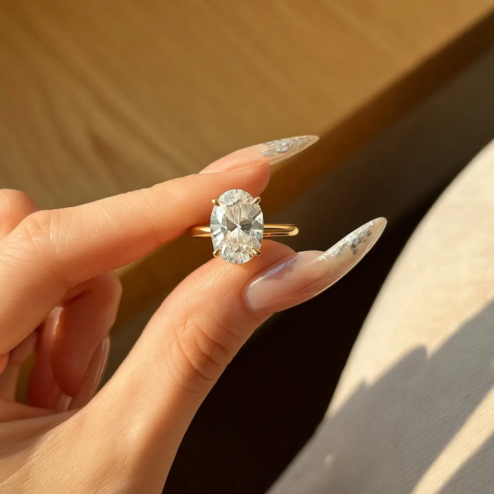 Oval Diamond Ring