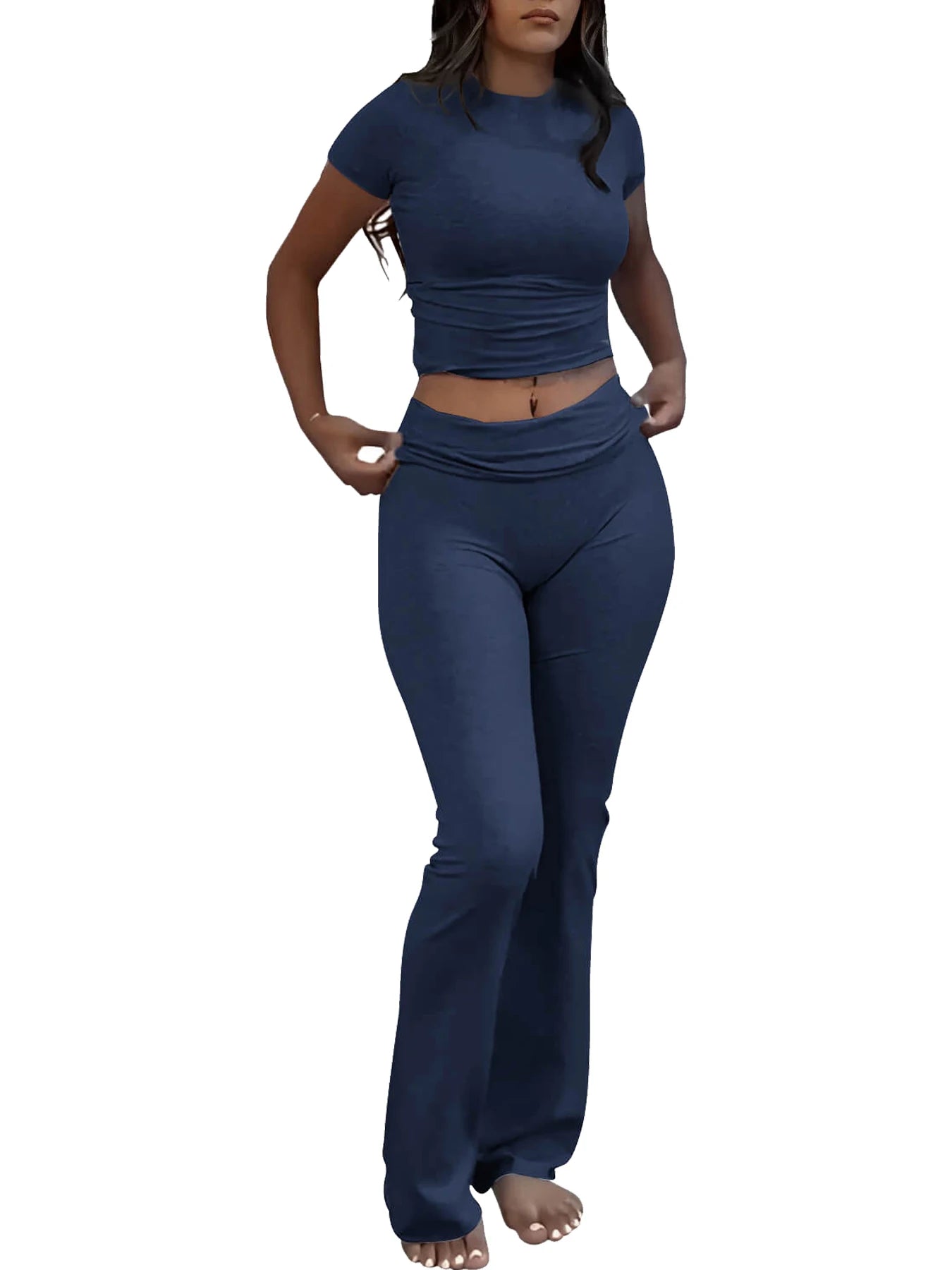 Two-piece Sports Leisure Yoga Set