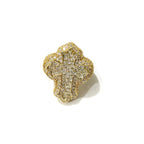 Cross Finger Ring Iced Out