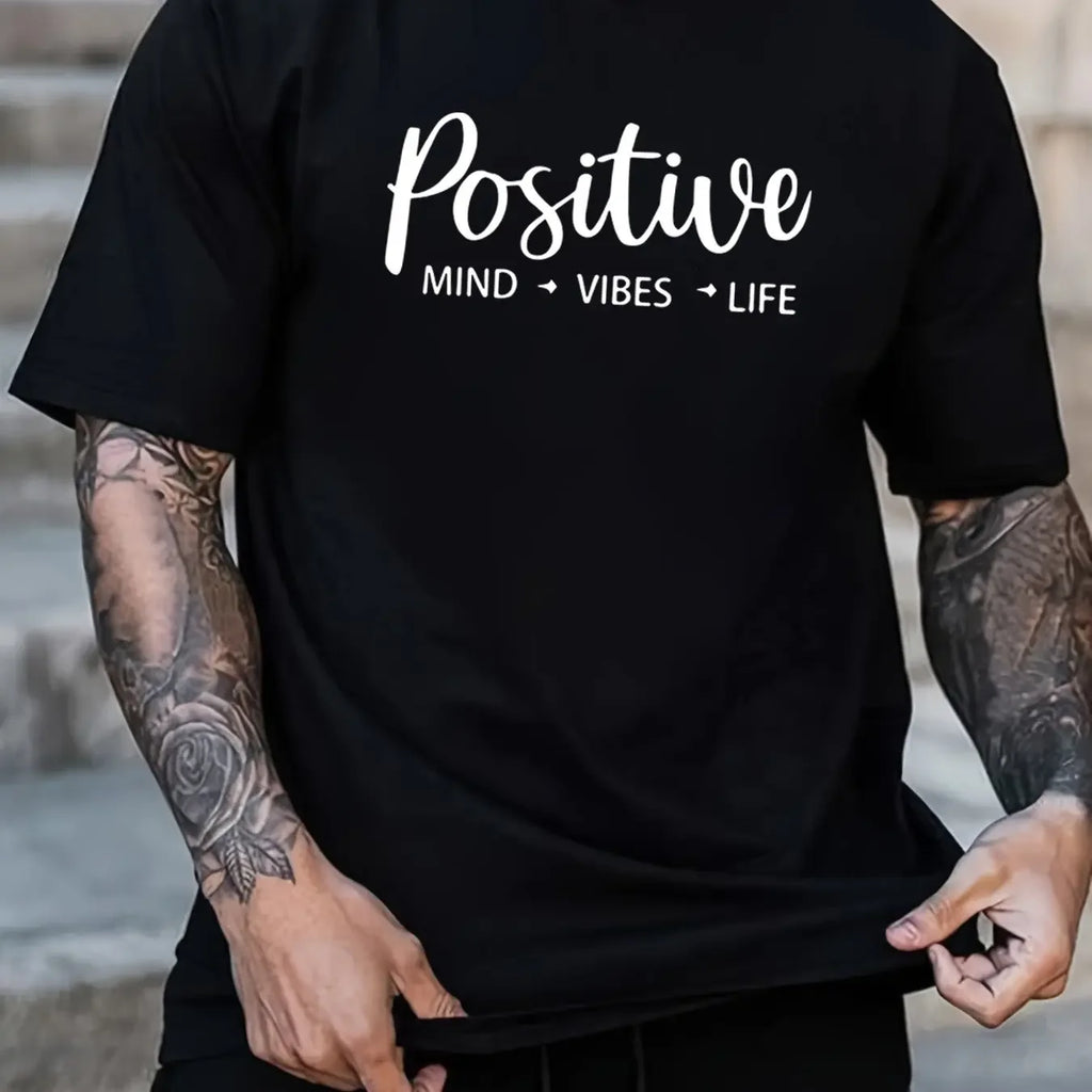 Positive Print  T-shirt