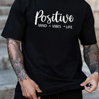 Positive Print  T-shirt