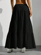 Flared Long Skirt