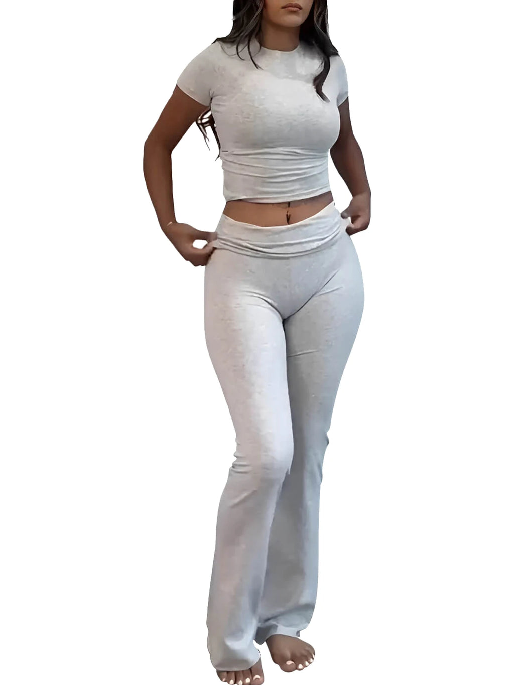 Two-piece sports leisure yoga set