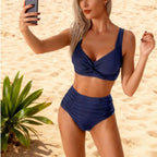 High-waist Split Swimsuit Bikini