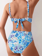 Floral One Piece Swimsuit