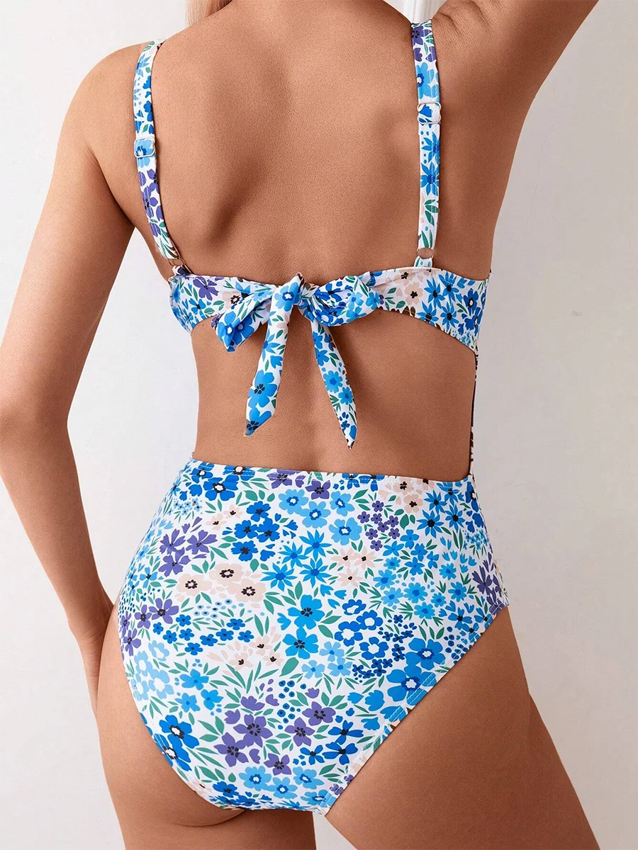 Floral One Piece Swimsuit