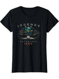 Vintage 1980 Journey Departure Print T-Shirt