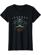 Vintage 1980 Journey Departure Print T-Shirt