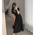 French Temperament Hepburn Style Dress