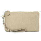 Genuine Leather Wristlet Clutch