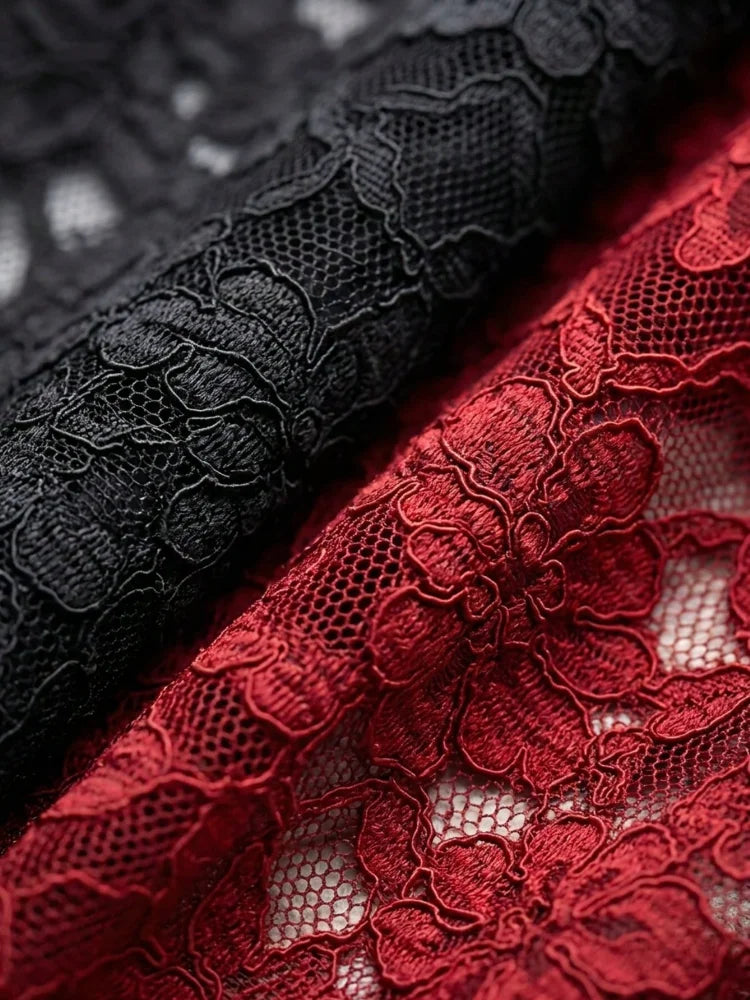 Semi-Transparent Lace Top